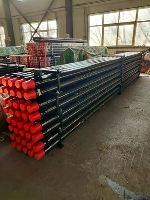 एपीआई मानक डबल वॉल ड्रिल पाइप R780 / S135 E75 स्टील ग्रेड 8.56mm के साथ