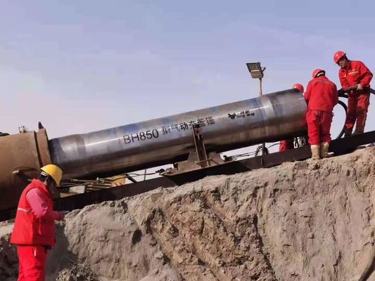 850MM होस्ट बाहरी व्यास वायवीय पाइप रैमिन्ग हैमर BH850 पीला