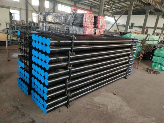 कस्टमाइज्ड 4 1/2 रेमेट थ्रेड R780 स्टील ग्रेड RC ड्रिल रॉड 114.3mm